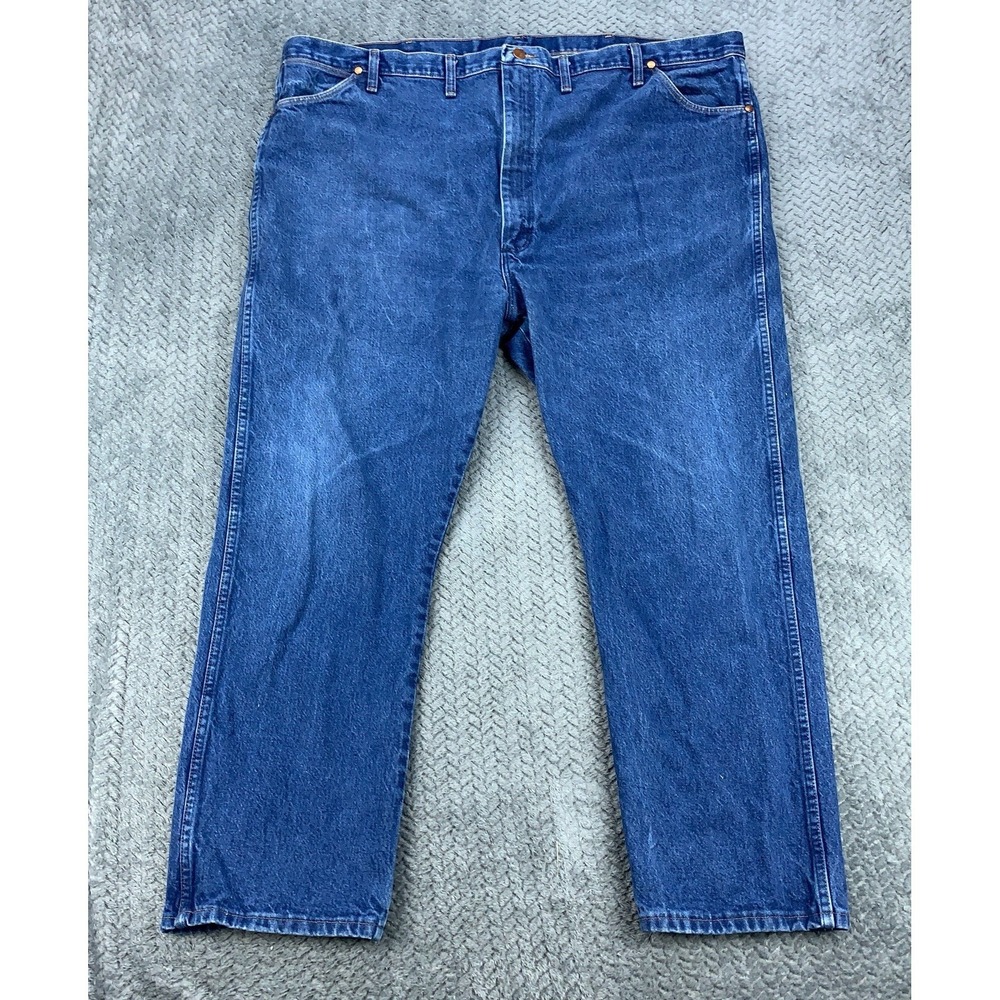 Vintage Wrangler Jeans Mens 50x30 (48x29) Blue Cowboy Cut 13MWZPW Western Denim